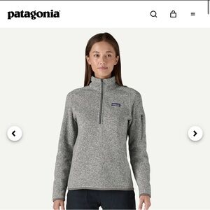 Patagonia Heather Gray Fleece Pullover